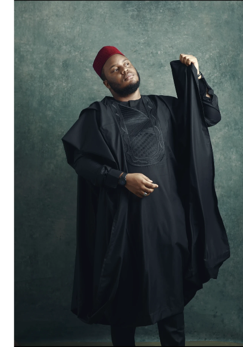 All Black Agbada